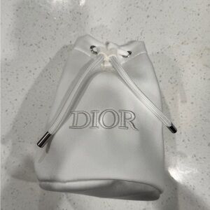 Small Dior drawstring travel pouch